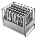 VEVOR nerūsējošā tērauda saldējuma formu komplekts, 40 cilindriskas veidnes, ar 50 kociņiem un maisiņiem