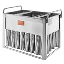 VEVOR nerūsējošā tērauda saldējuma formu komplekts, 40 cilindriskas veidnes, ar 50 kociņiem un maisiņiem