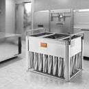 VEVOR nerūsējošā tērauda saldējuma formu komplekts, 40 cilindriskas veidnes, ar 50 kociņiem un maisiņiem