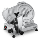 VEVOR profesionāla gaļas griešanas mašīna 320 W ar 300 mm oglekļa tērauda asmeni, 0–15 mm regulējams griezuma biezums, ar iebūvētu asinātāju, saldētai gaļai, šķiņķim, bagetei un steikam