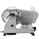 VEVOR profesionāla gaļas griešanas mašīna 320 W ar 300 mm oglekļa tērauda asmeni, 0–15 mm regulējams griezuma biezums, ar iebūvētu asinātāju, saldētai gaļai, šķiņķim, bagetei un steikam