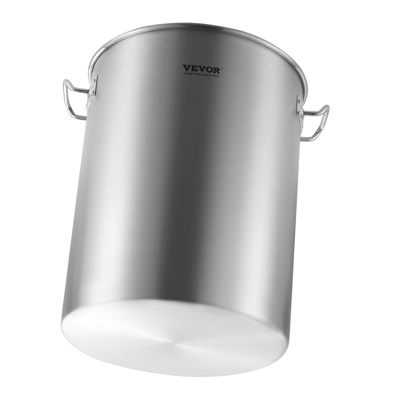 VEVOR 34 L Nerūsējošā Tērauda Buljona Katls ar Sietu un Vāku