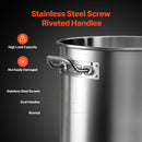 VEVOR 34 L Nerūsējošā Tērauda Buljona Katls ar Sietu un Vāku