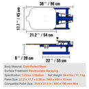 VEVOR 1 krāsas, 1 stacijas sietspiedes drukas prese, nodrošina precīzu un vienmērīgu apdruku uz dažādiem materiāliem. Piemērota T-krekliem, audekliem, plakātiem, papīram un citiem virsmas veidiem.