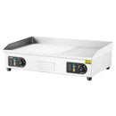 VEVOR komerciālais elektriskais grils 4400 W, galda virsmas, pusplakanais grils, 50 °C–300 °C