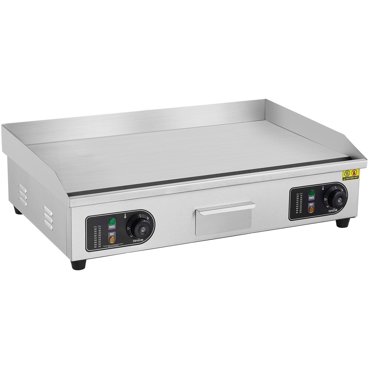 VEVOR kommertsgrill 4400 W, sile plaat, 50–300 °C, lauamudel