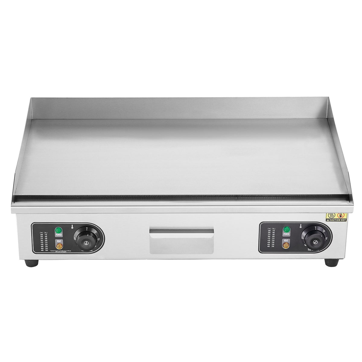 VEVOR kommertsgrill 4400 W, sile plaat, 50–300 °C, lauamudel