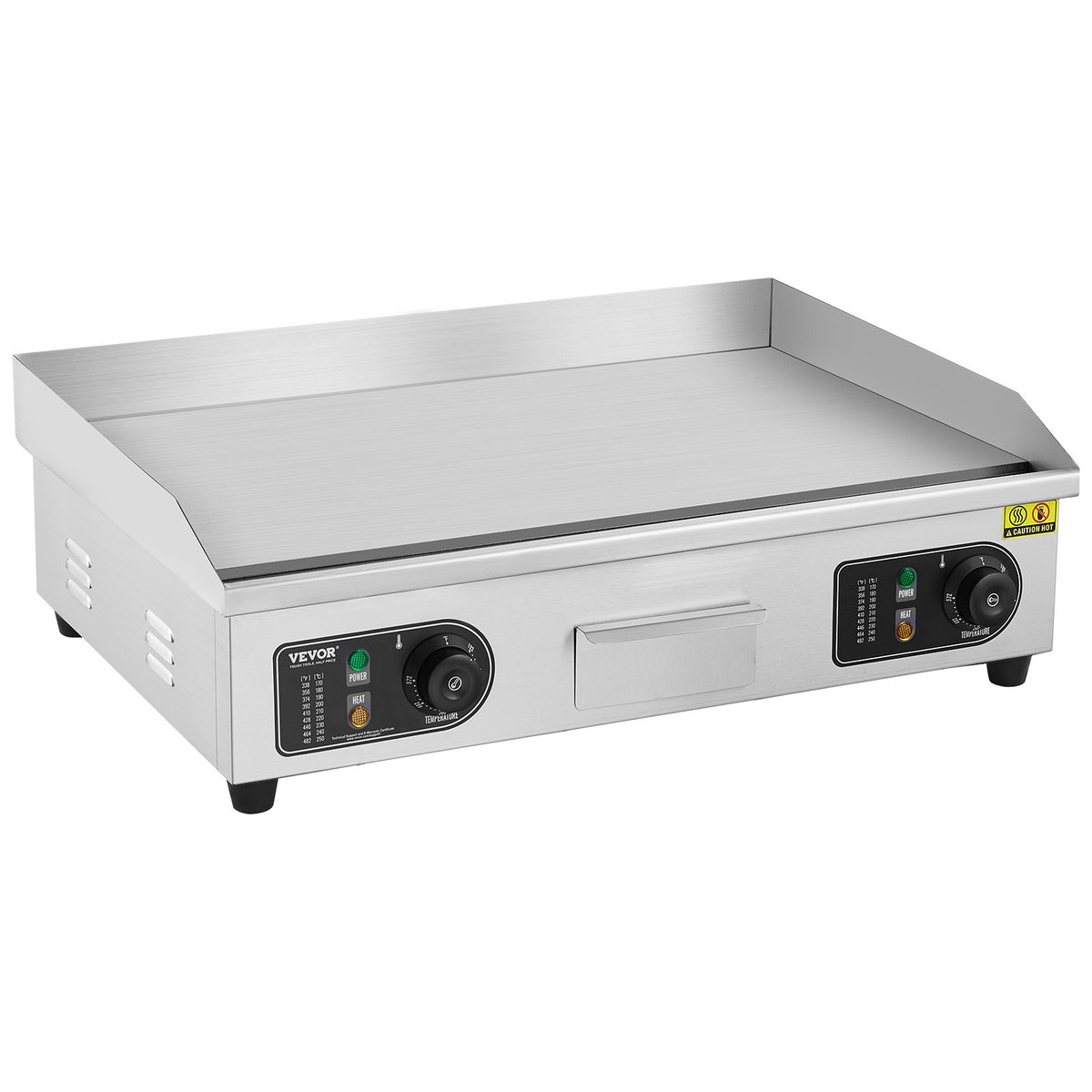 VEVOR kommertsgrill 4000 W, sile plaat, 50–300 °C, lauamudel