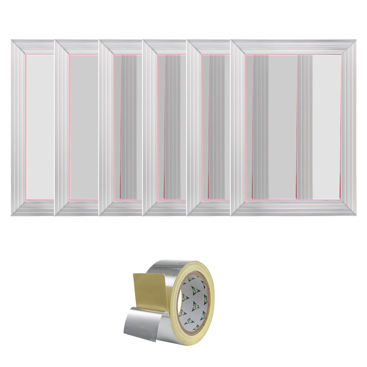 VEVOR siiditrükiraamide komplekt 25 × 35 cm, 110 võrk, 6 tk