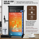 VEVOR 10L Elektriskais Karstā Ūdens Dispensers, Komerciāls Ūdens Boileris, Nerūsējošais Tērauds