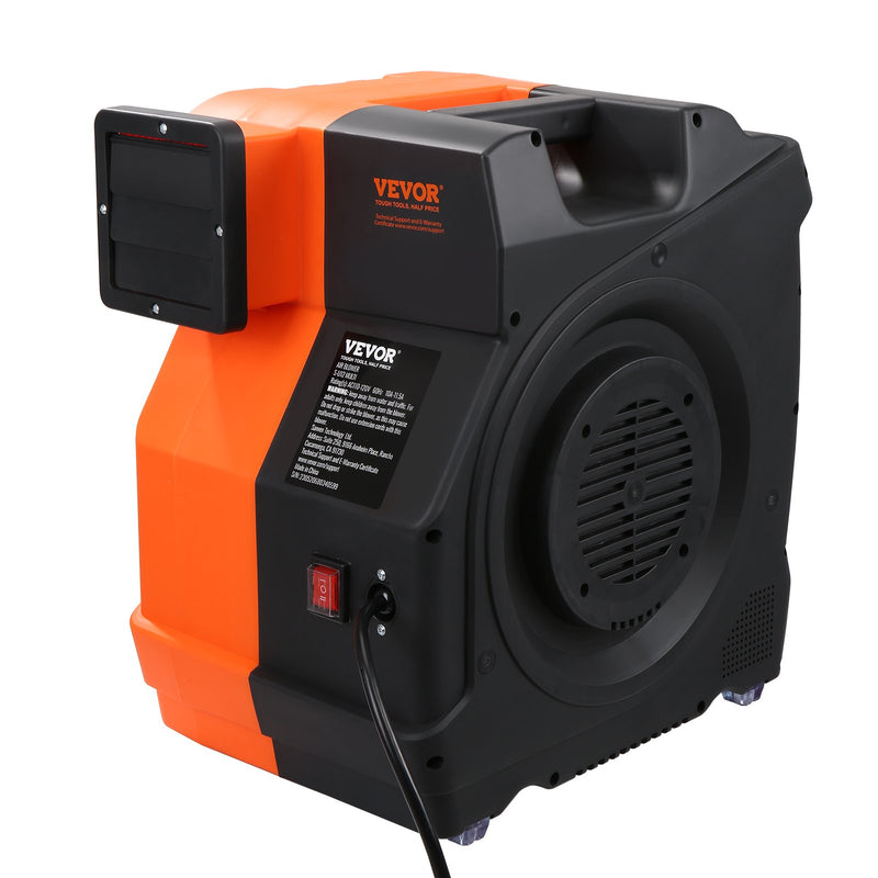 VEVOR pūtējs piepūšamajām atrakcijām, 1100 W gaisa sūknis, 770 m³/h gaisa plūsma
