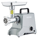 VEVOR Komerciālais elektriskais gaļas maļamais aparāts, 2.27 kg/min kapacitāte, 575W desu pildītājs