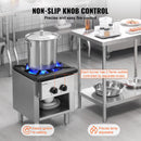 VEVOR komerciālā gāzes plīts, 1 deglis, galdvirsmas karstā plāksne