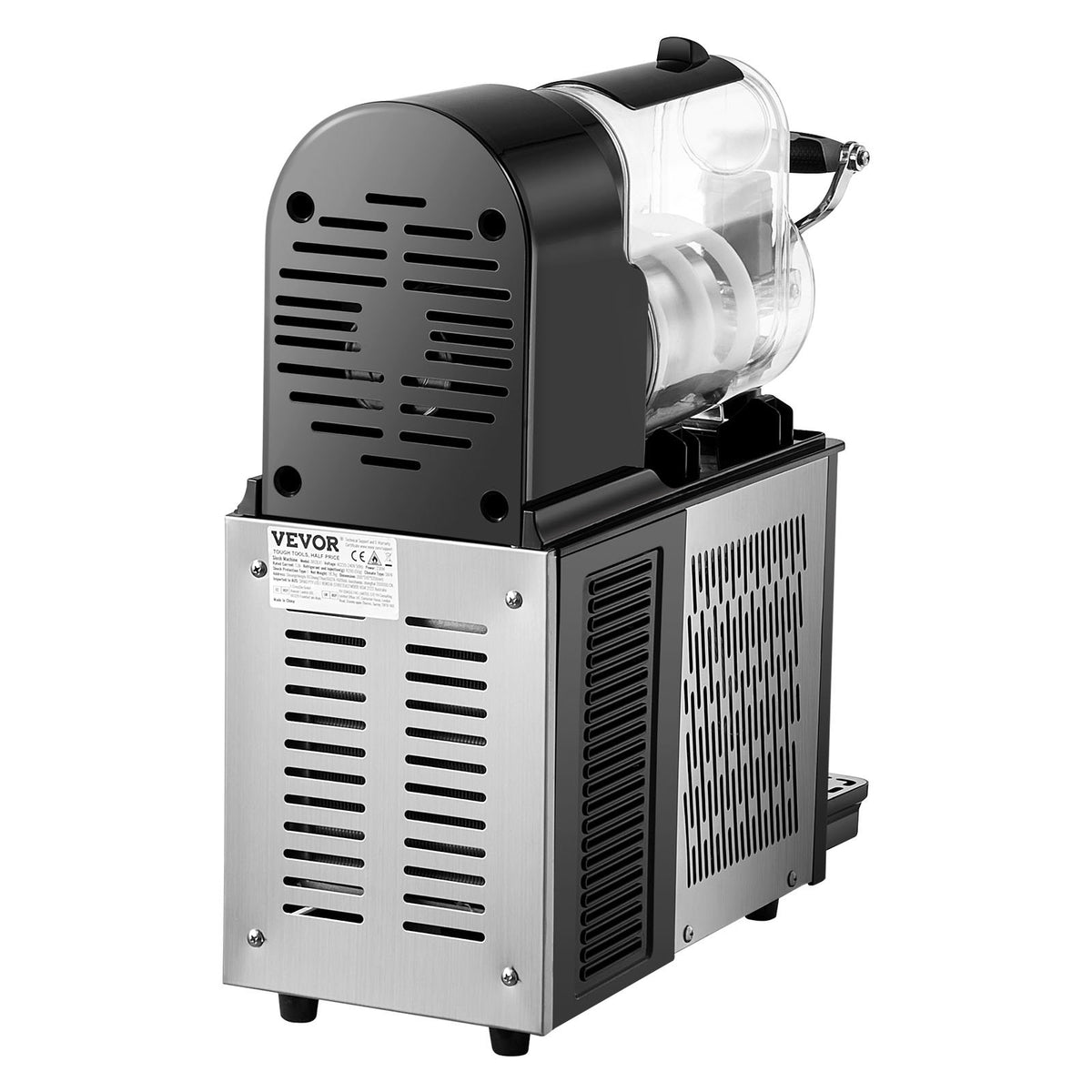 VEVOR Commercial Slush Machine 3 L, for Margaritas, Smoothies and Frozen Drinks