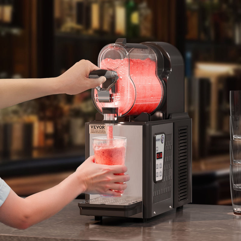 VEVOR 3L Komerciāls Slush Machine, Margarita, Smoothie un Saldēto Dzērienu Gatavotājs