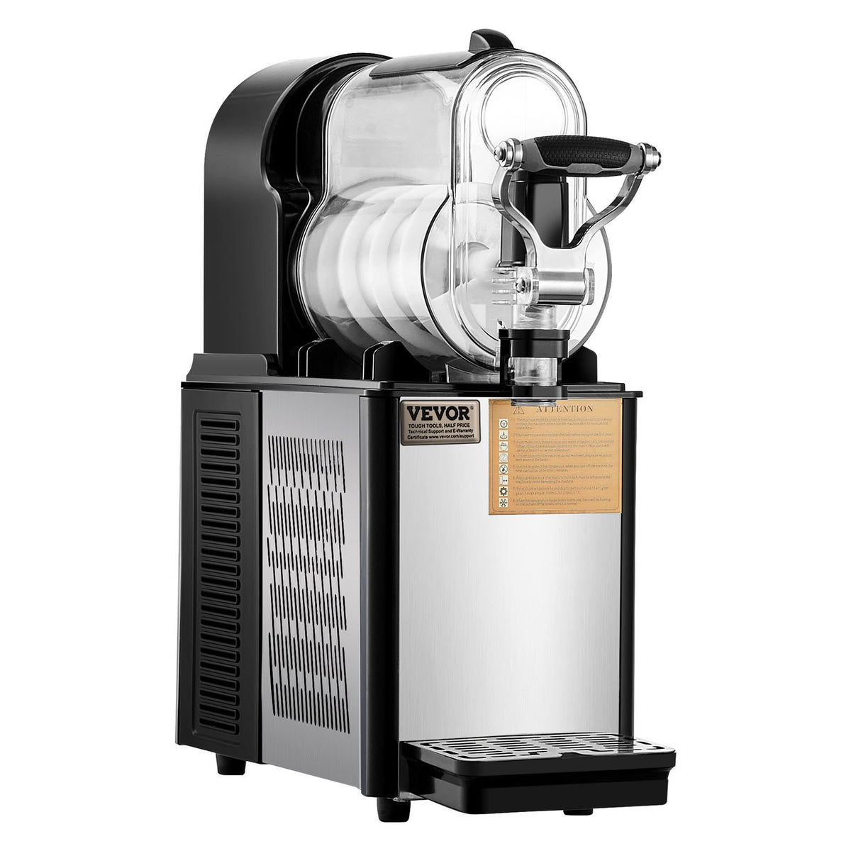 VEVOR Commercial Slush Machine 3 L, for Margaritas, Smoothies and Frozen Drinks