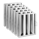 VEVOR 39,4 cm x 49,5 cm komerciālais ventilācijas filtrs, nerūsējošais tērauds