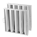 VEVOR 49,5 x 49,5 cm komerciālais tvaika nosūcēja filtrs – nerūsējošā tērauda lamellu filtrs