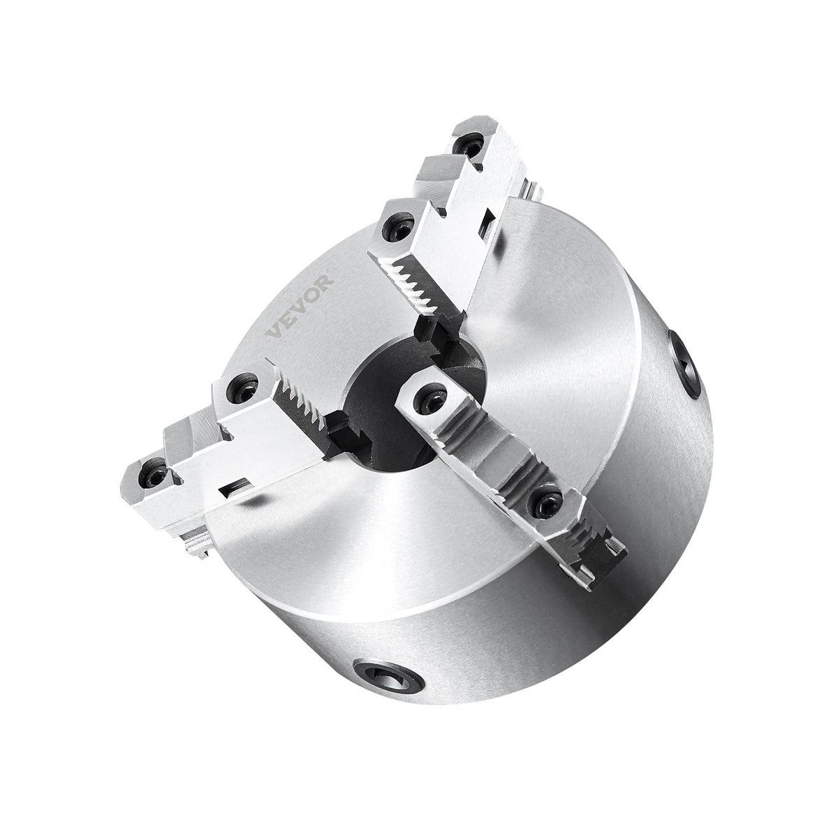 VEVOR 3-Jaw Self-Centering Lathe Chuck 254 mm with T-Key and Mounting Accessories