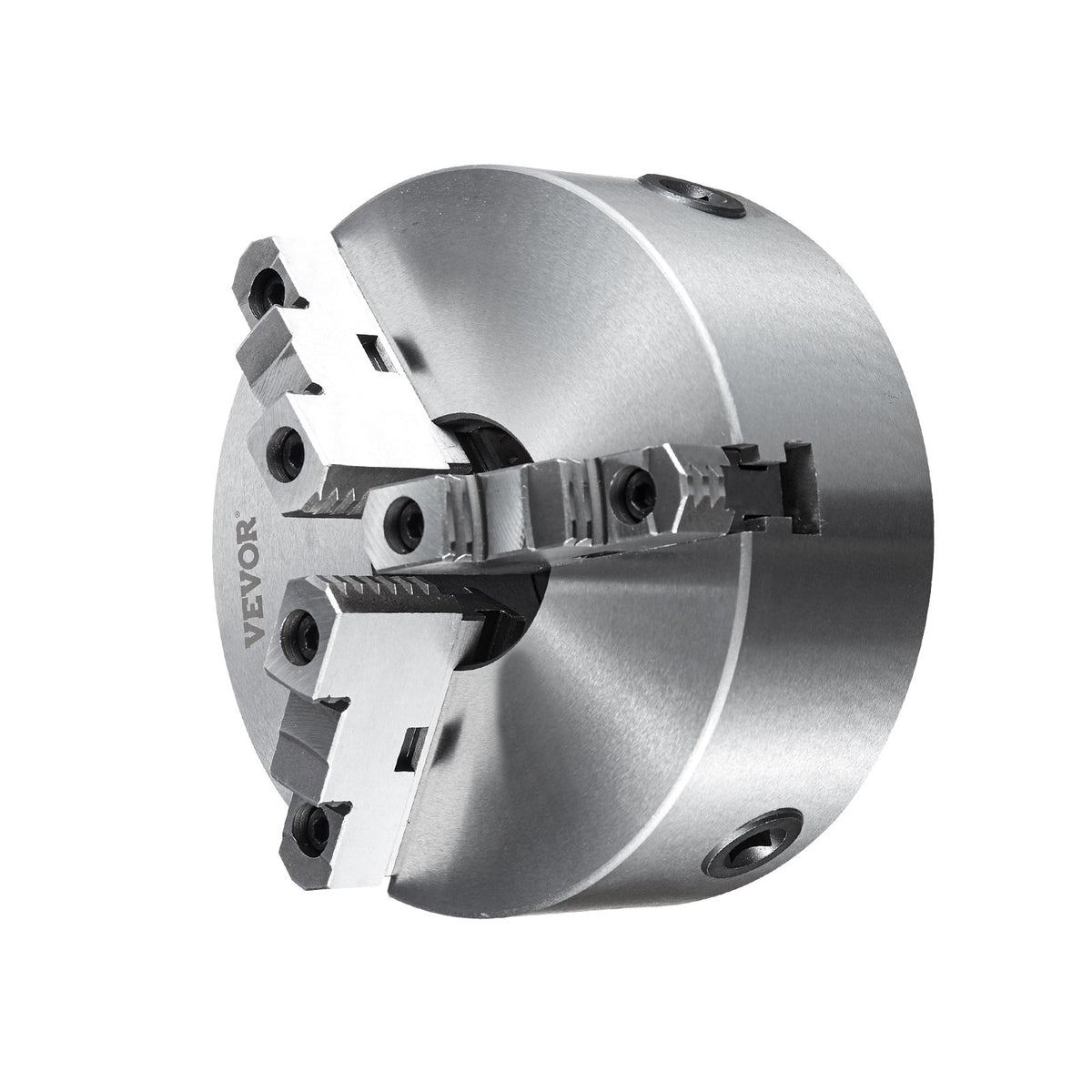 VEVOR 3-Jaw Self-Centering Lathe Chuck 254 mm with T-Key and Mounting Accessories