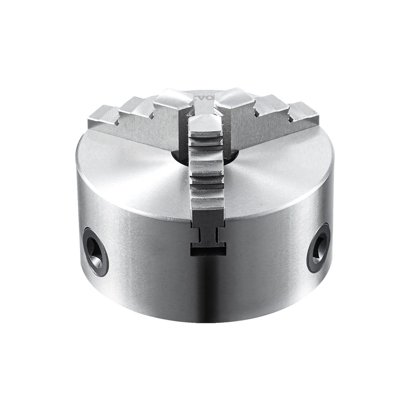 VEVOR 3-žokļu pašcentrējošā virpas patrona 160 mm, 3,5–160 mm satveršanas diapazons, ar atgriezeniskiem žokļiem un T-veida atslēgu, virpai/CNC/3D printerim/frēzei/urbjmašīnai