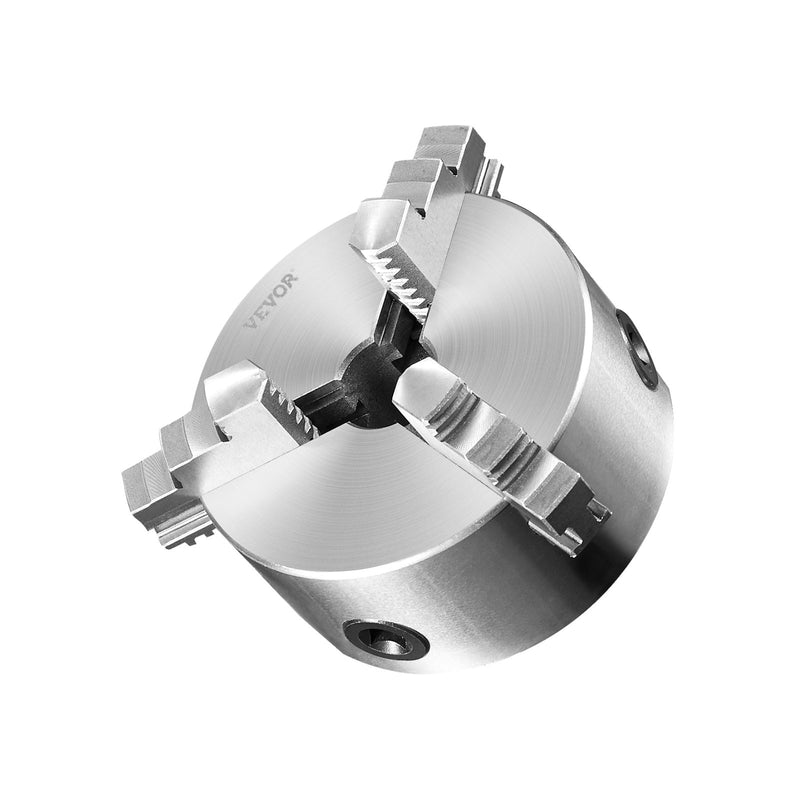 VEVOR 3-žokļu pašcentrējošā virpas patrona 160 mm, 3,5–160 mm satveršanas diapazons, ar atgriezeniskiem žokļiem un T-veida atslēgu, virpai/CNC/3D printerim/frēzei/urbjmašīnai