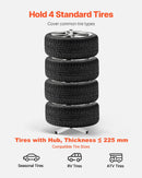 Riepu statīvs ar disku turētāju 4 riepām — der līdz 225 mm platām riepām