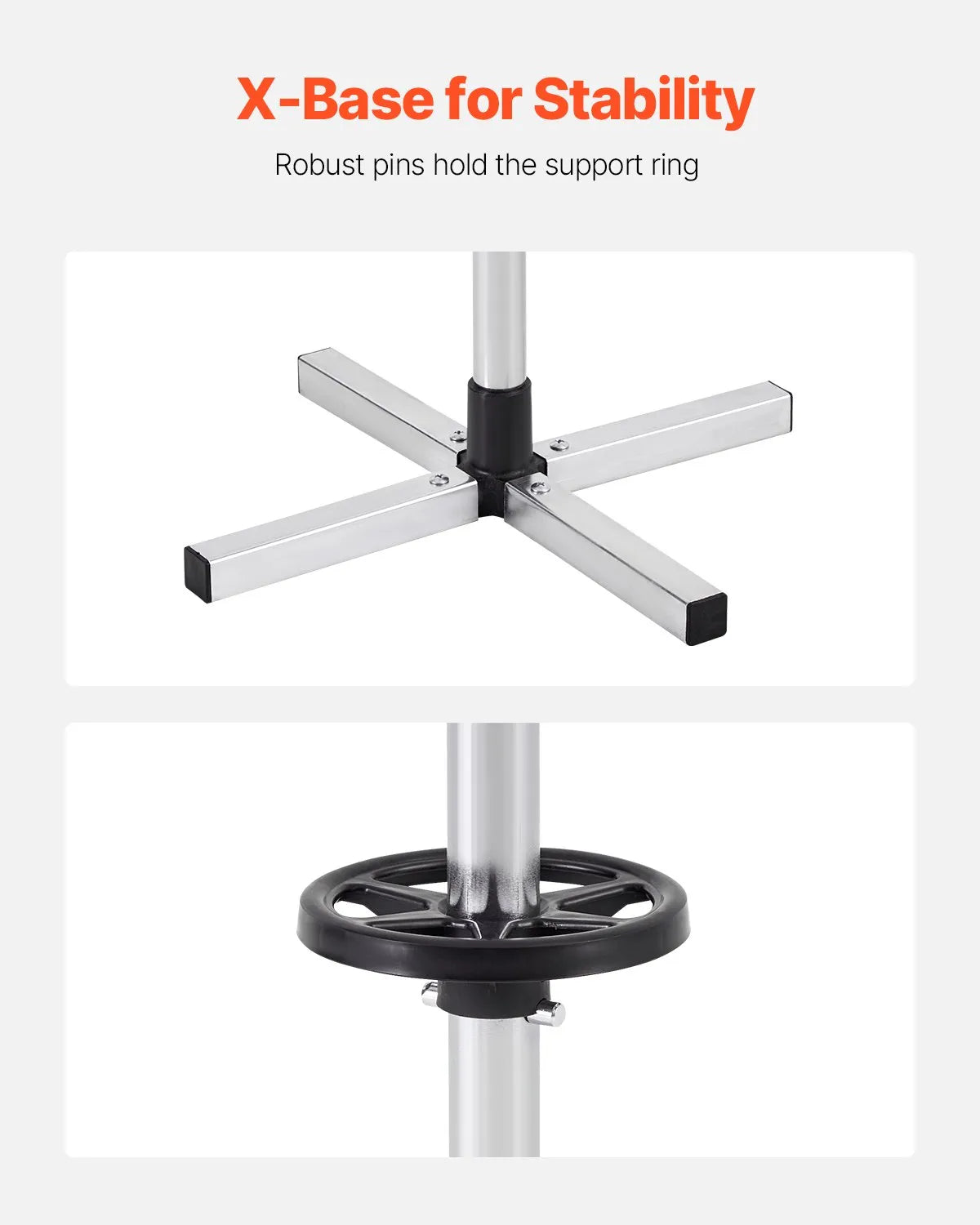 Tyre stand with disc holder for 4 tyres — suitable for tyres up to 225 mm wide