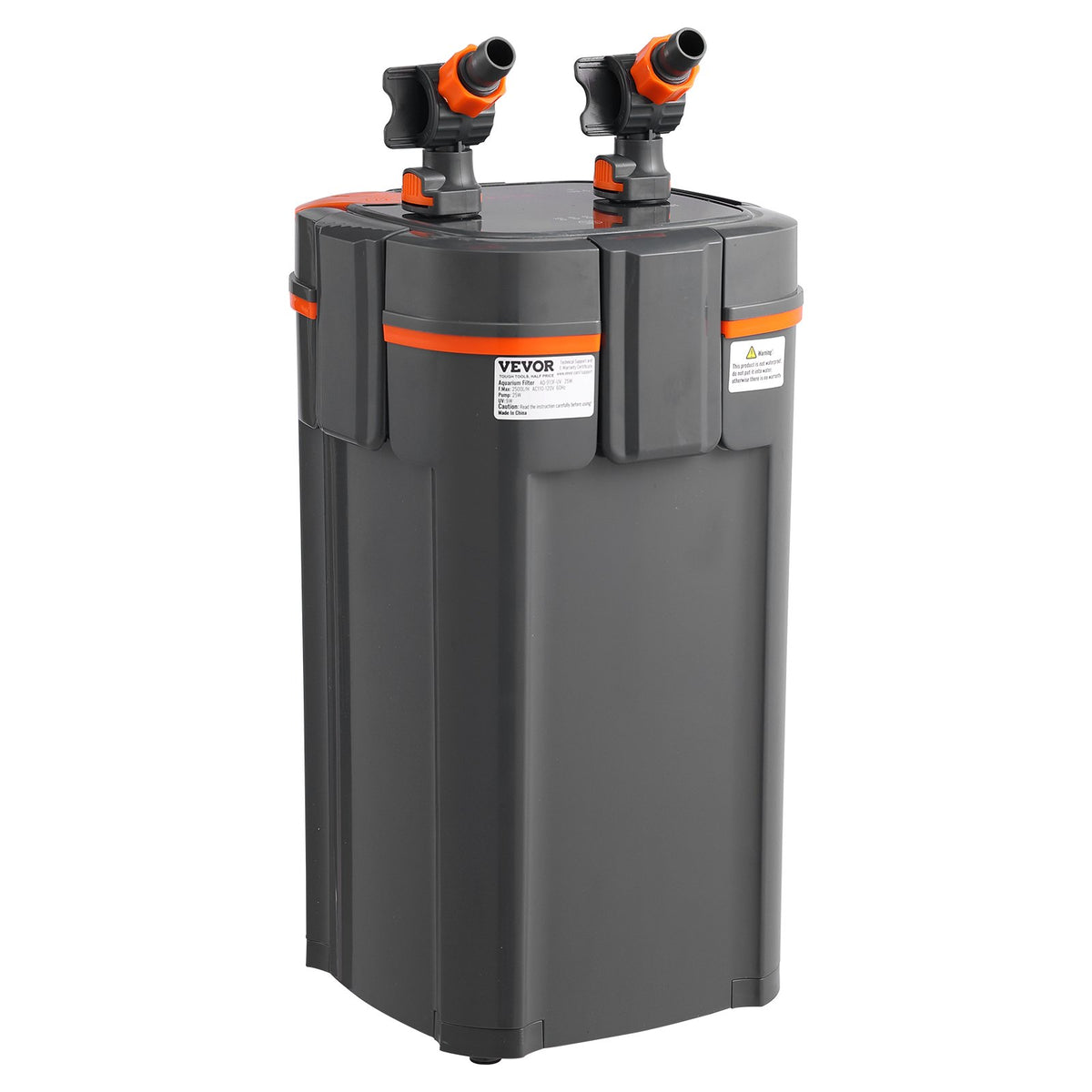 VEVOR akvaariumi välisfilter 15 W UV-lambiga, vaikne, akvaariumitele kuni 454 l
