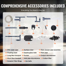 VEVOR 757 litru akvārija kannas filtrs ar 20 W UV lampu, kluss darbībā