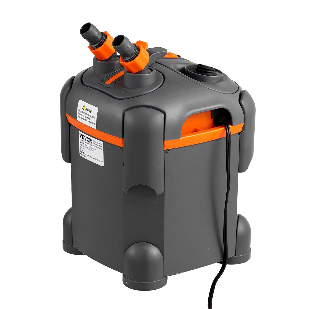 VEVOR akvaariumi välisfilter 8 W UV-lambiga, vaikne, akvaariumitele kuni 113 l