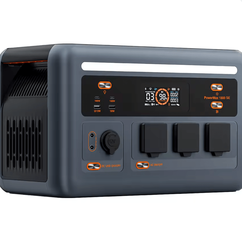 ⚡ Oscal Powermax 1800SE Portatīvā Uzlādes Stacija 1800W 1024Wh LiFePO4 (EU) - ZEMLETES.LV