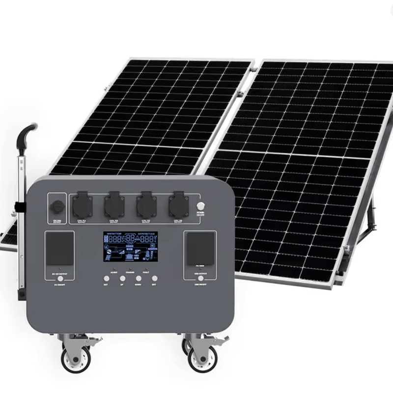 Uz pasūtījumu,piegāde 5 nedēļas⚡ 5kWh Portatīvā Enerģijas Stacija 5000W 220V (ESS Sistēma ar Riteņiem) - ZEMLETES.LV