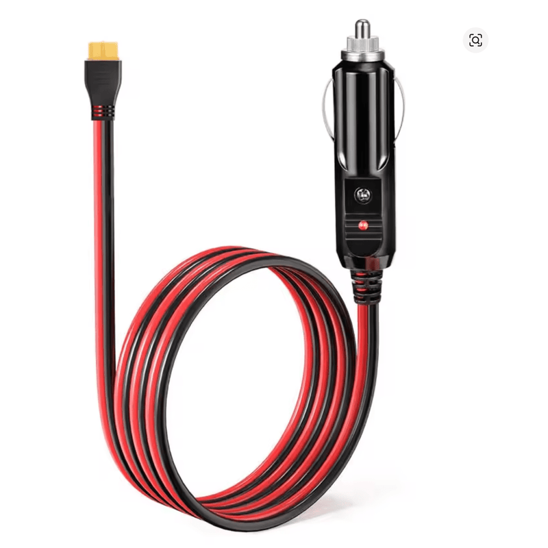 🚗 12V/24V Auto (Cigarešu Ligzda) uz XT60 Kabelis – Power Station Uzlādei - ZEMLETES.LV