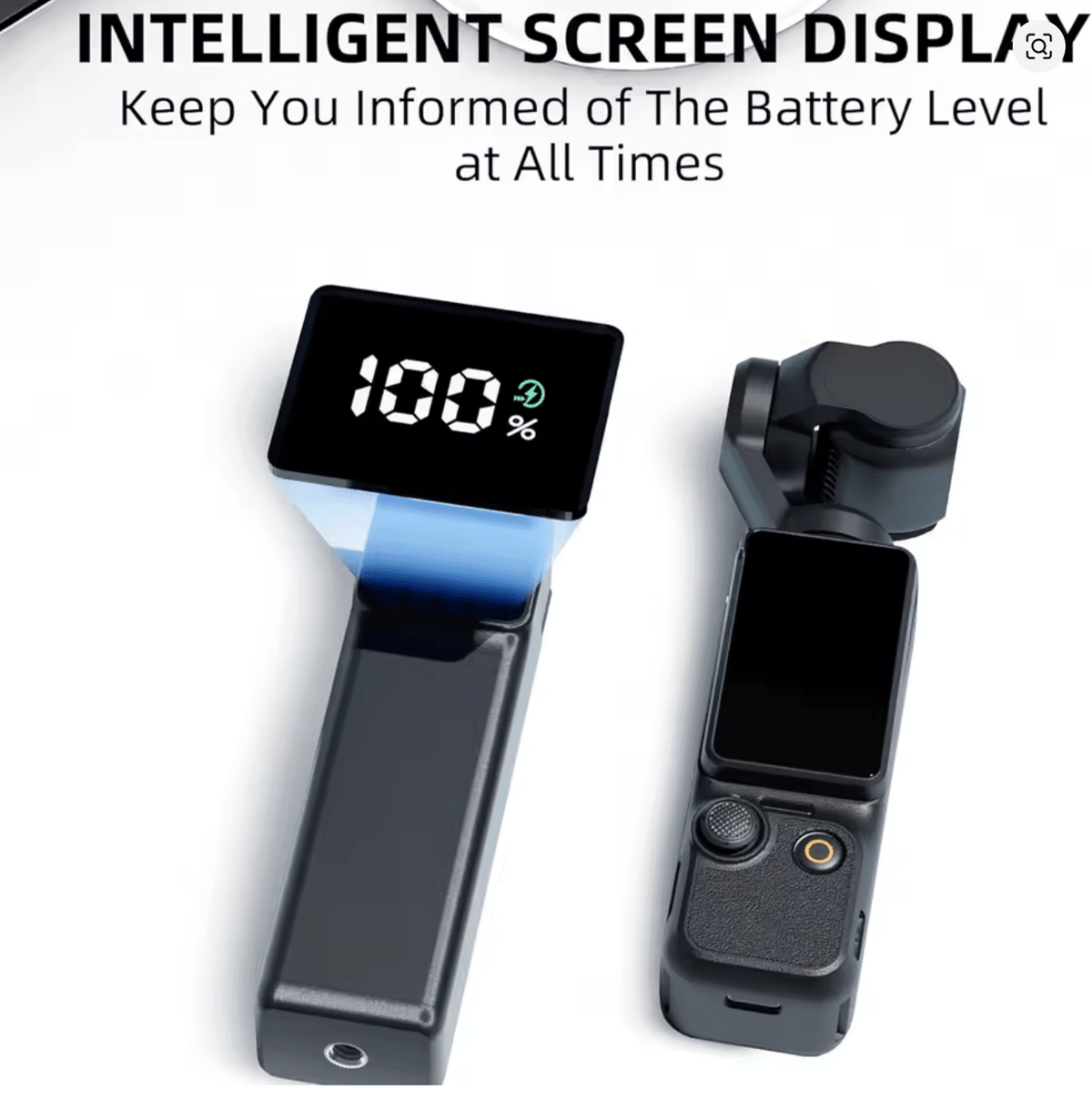 🔋 5000mAh Akumulators DJI Osmo Pocket 3 / 4 – Fast Charging + USB - C - ZEMLETES.LV