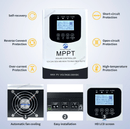☀️ HXCONTROLLER 40A MPPT Saules Uzlādes Kontrolieris 230VDC (12V–96V, LiFePO4/Li - ion/GEL) - ZEMLETES.LV
