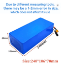 48V 100Ah Lithium Battery 13S5P (18650) ar BMS elektriskajiem skrejriteņiem un DIY projektiem - ZEMLETES.LV