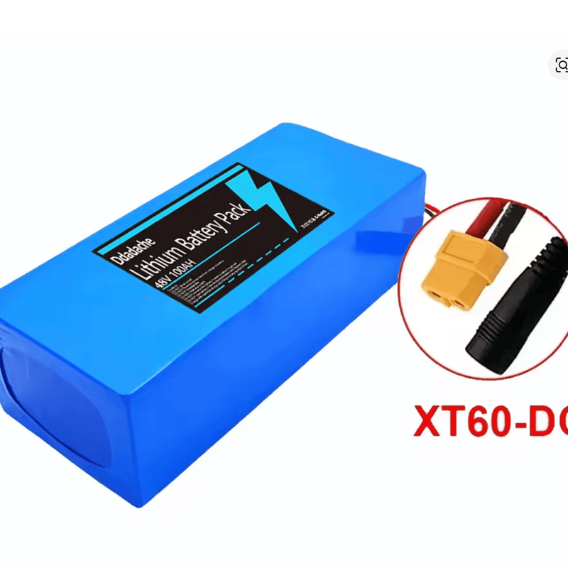 48V 100Ah Lithium Battery 13S5P (18650) ar BMS elektriskajiem skrejriteņiem un DIY projektiem - ZEMLETES.LV