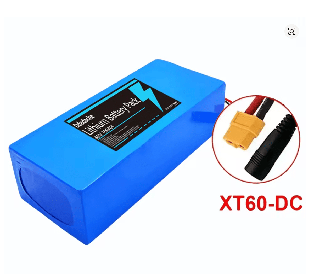 48V 100Ah Lithium Battery 13S5P (18650) ar BMS elektriskajiem skrejriteņiem un DIY projektiem - ZEMLETES.LV