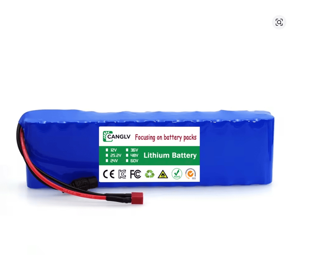 48V 7000mAh Lithium Battery 13S2P (18650) ar BMS un lādētāju e - skrejriteņiem un e - bike - ZEMLETES.LV