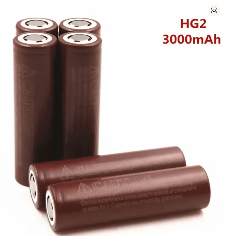 10gab iepakojums_HG2 18650 3000mAh Litija Baterijas (10 gab) 3.7V Augstas Jaudas Rechargeable Cells - ZEMLETES.LV