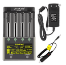 LiitoKala Lii - 500S Smart Battery Charger ar LCD 18650 21700 26650 baterijām (ar adapteri) - ZEMLETES.LV