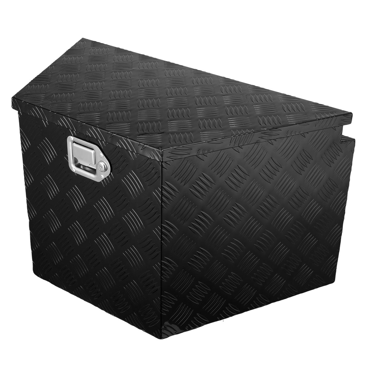 VEVOR Trailer Corner Storage Box, Heavy-Duty Trailer Tool Box with Lock and Keys, Pickup Truck RV Trailer Corner Box, 99 x 42 x 30 cm