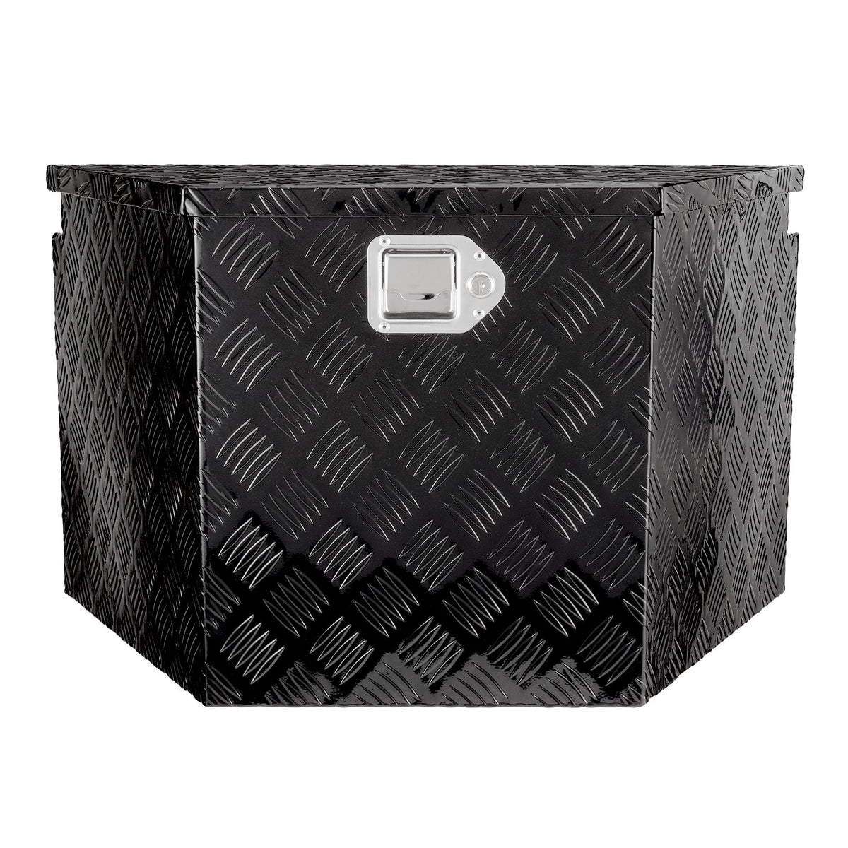 VEVOR Trailer Corner Storage Box, Heavy-Duty Trailer Tool Box with Lock and Keys, Pickup Truck RV Trailer Corner Box, 99 x 42 x 30 cm