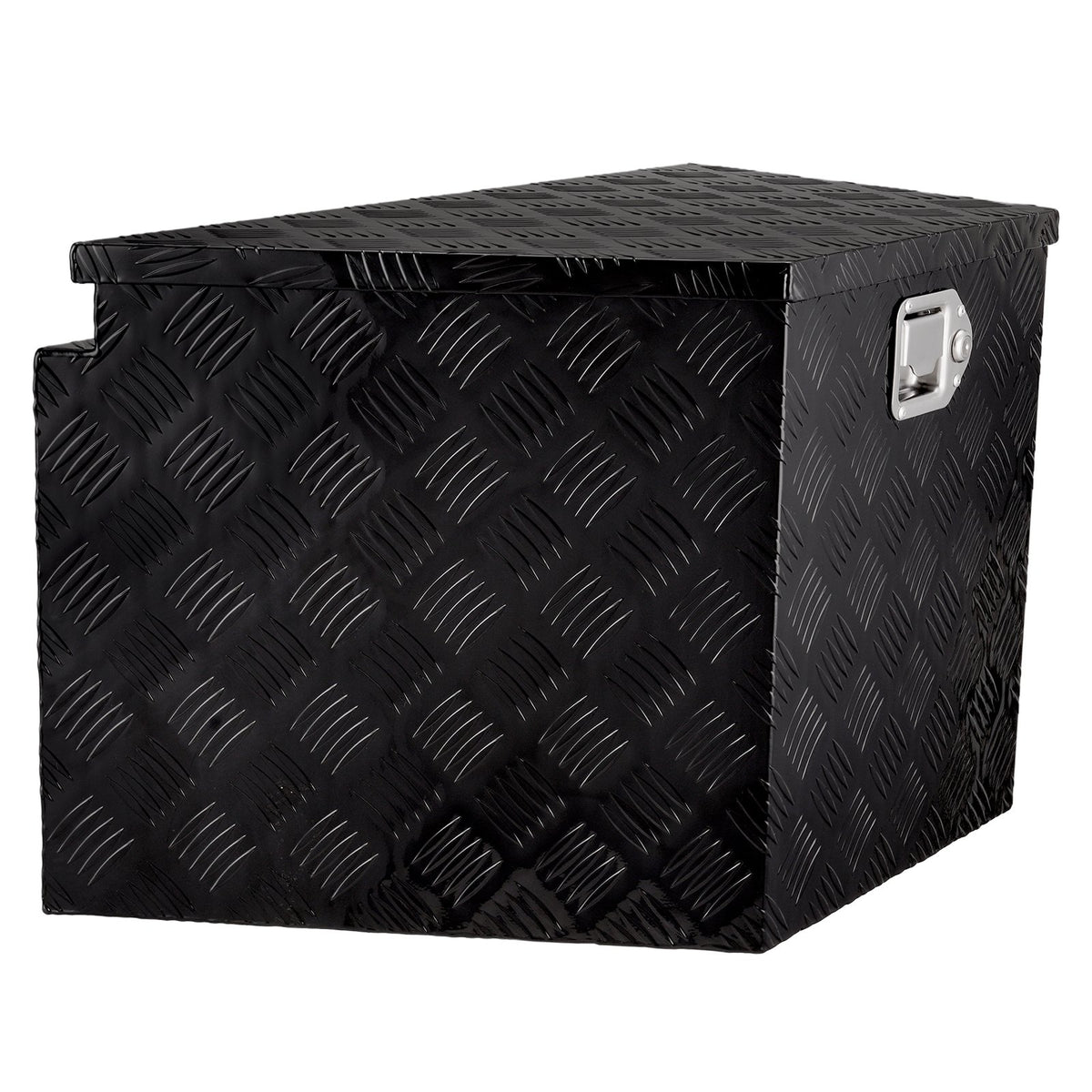 VEVOR Trailer Corner Storage Box, Heavy-Duty Trailer Tool Box with Lock and Keys, Pickup Truck RV Trailer Corner Box, 99 x 42 x 30 cm