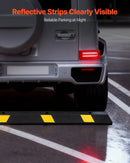 VEVOR gumijas stāvvietas apstādinātājs, 1840 mm, pastiprināts garāžas grīdas ierobežotājs ar atstarojošām joslām automašīnām, furgoniem un kravas transportam