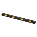 VEVOR gumijas stāvvietas apstādinātājs, 1840 mm, pastiprināts garāžas grīdas ierobežotājs ar atstarojošām joslām automašīnām, furgoniem un kravas transportam