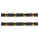 VEVOR gumijas stāvvietas apstādinātājs, 1840 mm, 2 gab., pastiprināts garāžas grīdas ierobežotājs ar atstarojošām joslām, piemērots automašīnām, furgoniem un kravas transportlīdzekļiem