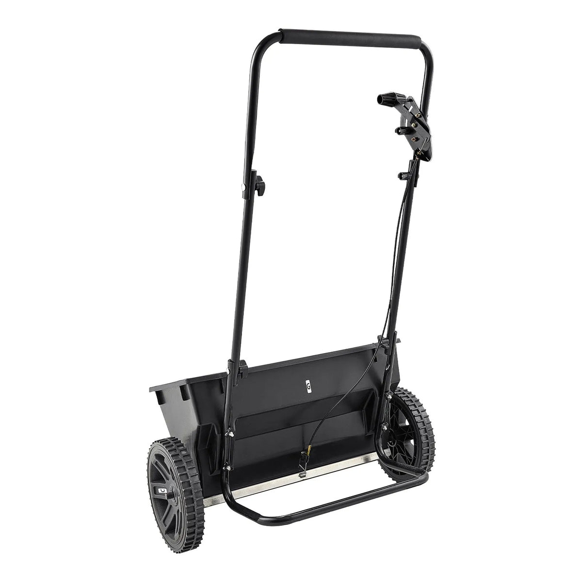 VEVOR stumjamais mēslojuma un sēklu izkliedētājs, 22,7 kg ietilpība, pilienveida izkliede ar tvertnes režģi, 45,7 cm izkliedes platums un 30 regulēšanas pozīcijas, 25,4 cm visurgājēja riepas, dārzam un zālienam sēklām un mēslojumam - ZEMLETES.LV