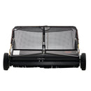 VEVOR 1070 mm piekabināms zāliena slaucītājs, 340 l liels zāles un lapu savācējs, pastiprinātas konstrukcijas lapu un zāles savācējs ar iztukšošanas trosi, regulējams slaucīšanas augstums gružu un zāles savākšanai